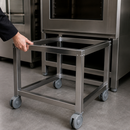 Commercial 1/1 GN Stand with Adjustable Castors Stainless Steel