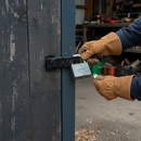 Premium Heavy Duty Triple Hinge Hasp & Staple - Steel Construction for Medium to High Security, 45.8x200MM