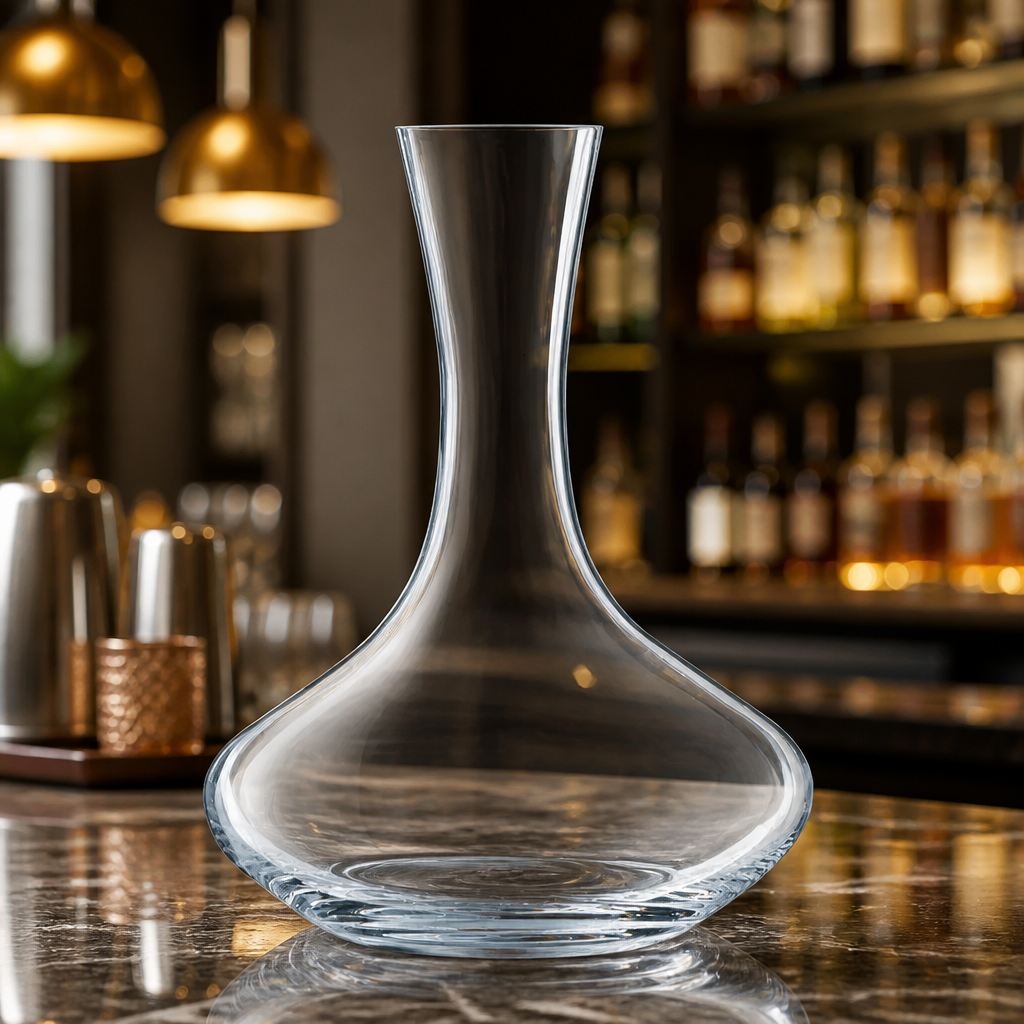 1.6L Commercial Glass Decanter for Upscale Dining Settings