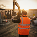 Premium High Visibility Reversible Bodywarmer in Orange with Heat-Trapping Design for Enhanced Safety and Comfort