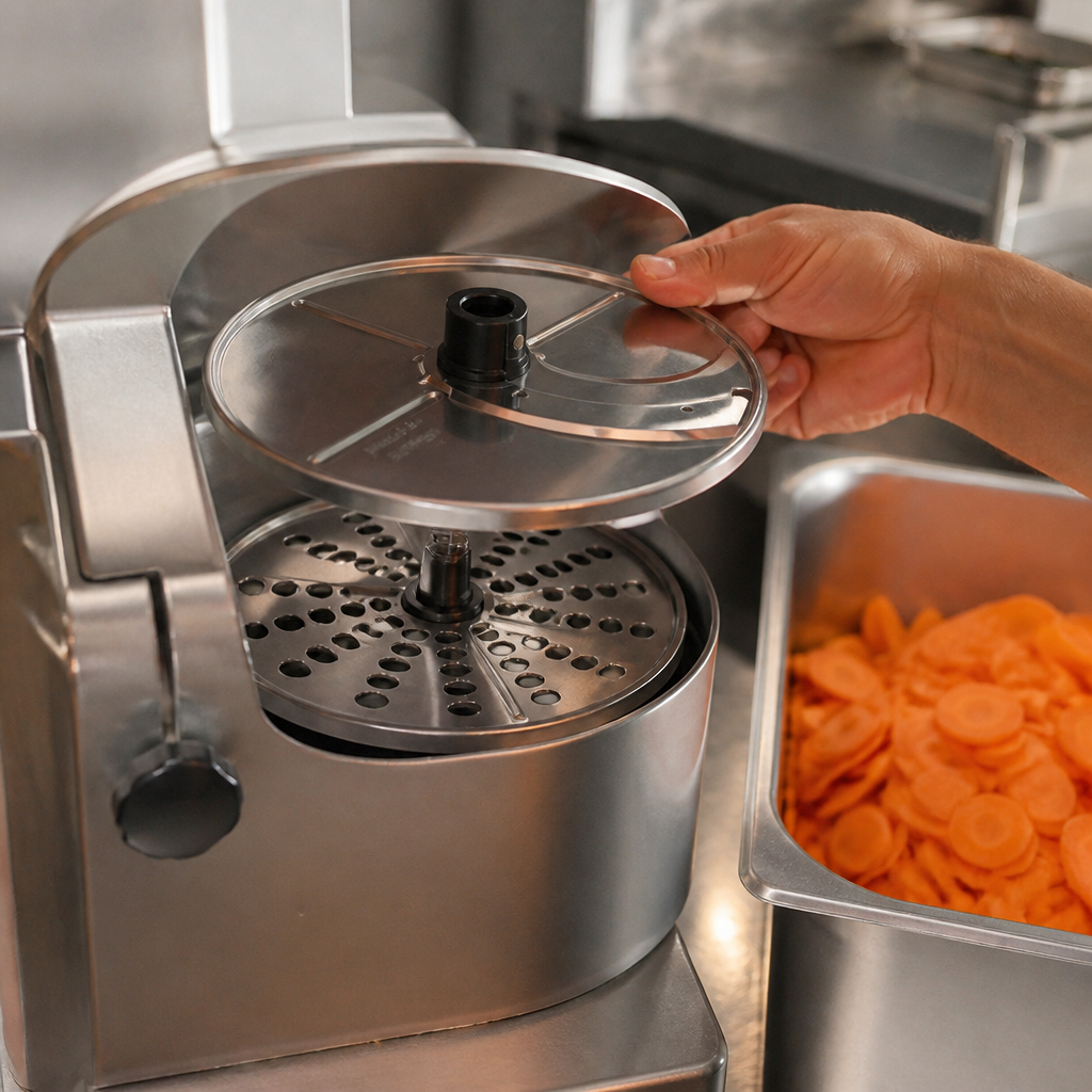 Commercial Vegetable Prep Machine Discs 4mm Slicer Grater 2 Pack