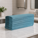 Commercial C Fold Paper Hand Towels Blue 2640 Sheets Pack