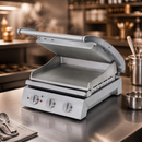 Commercial Contact Grill 8 Slice Ribbed Top Plate 2990W