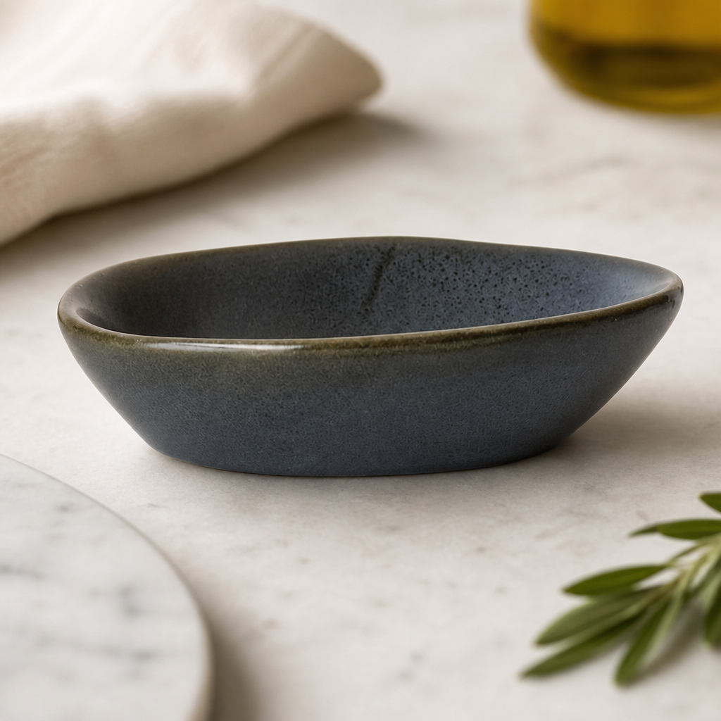 Commercial 2oz Oil Dishes 98mm - Pottery Style 24 Pack