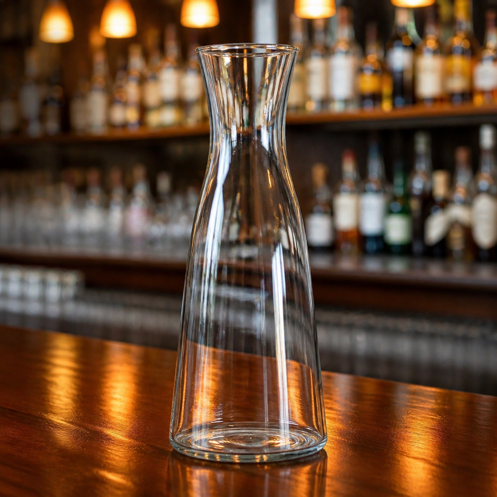 Commercial Glass Carafes 1L 6 Pack for serving beverages