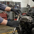 Premium Heavy Duty Nitrile Foam Gloves with Nylon Liner for Excellent Grip in Wet and Oily Conditions