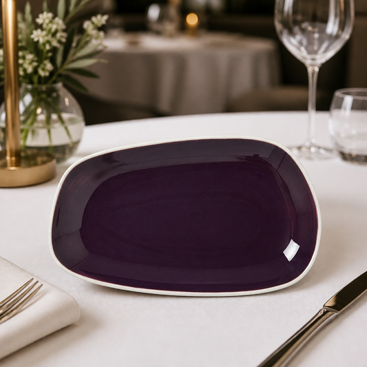 Commercial Trays 240mm Damson 12 Pack Durable Design