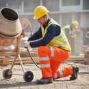 Premium High-Performance Stretch Cargo Trouser in Orange - ISO 20471 Class 1 Ecoviz Compliance