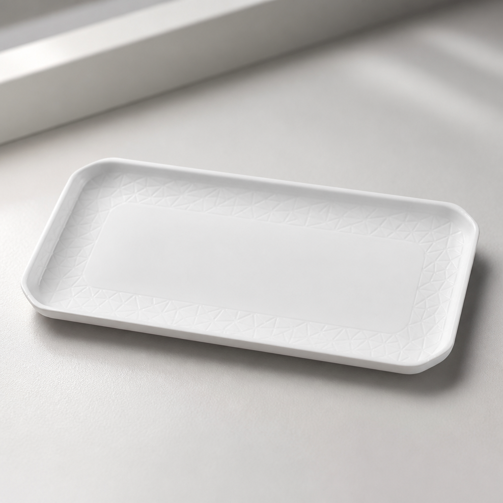 Commercial Deep Oblong Trays 300mm Vitrified Fine China