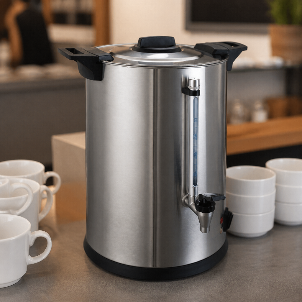 Commercial Coffee Percolator 75L with automatic keep warm mode