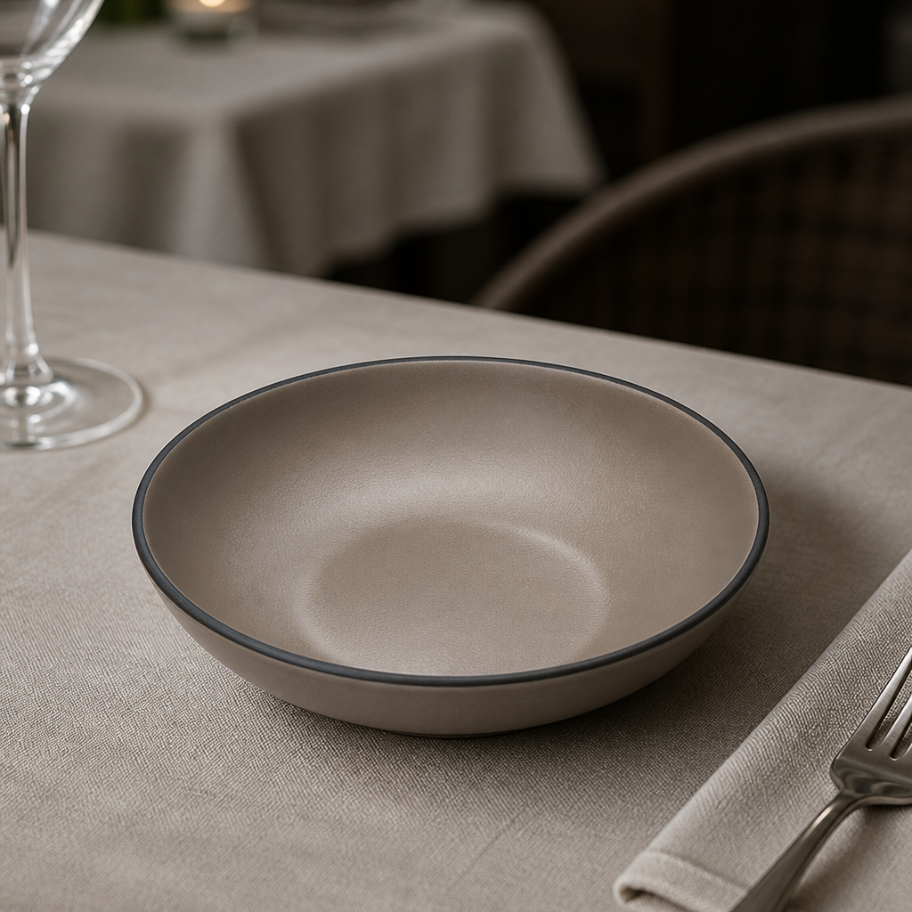 Commercial Melamine Shallow Bowls 152mm - 24 Pack