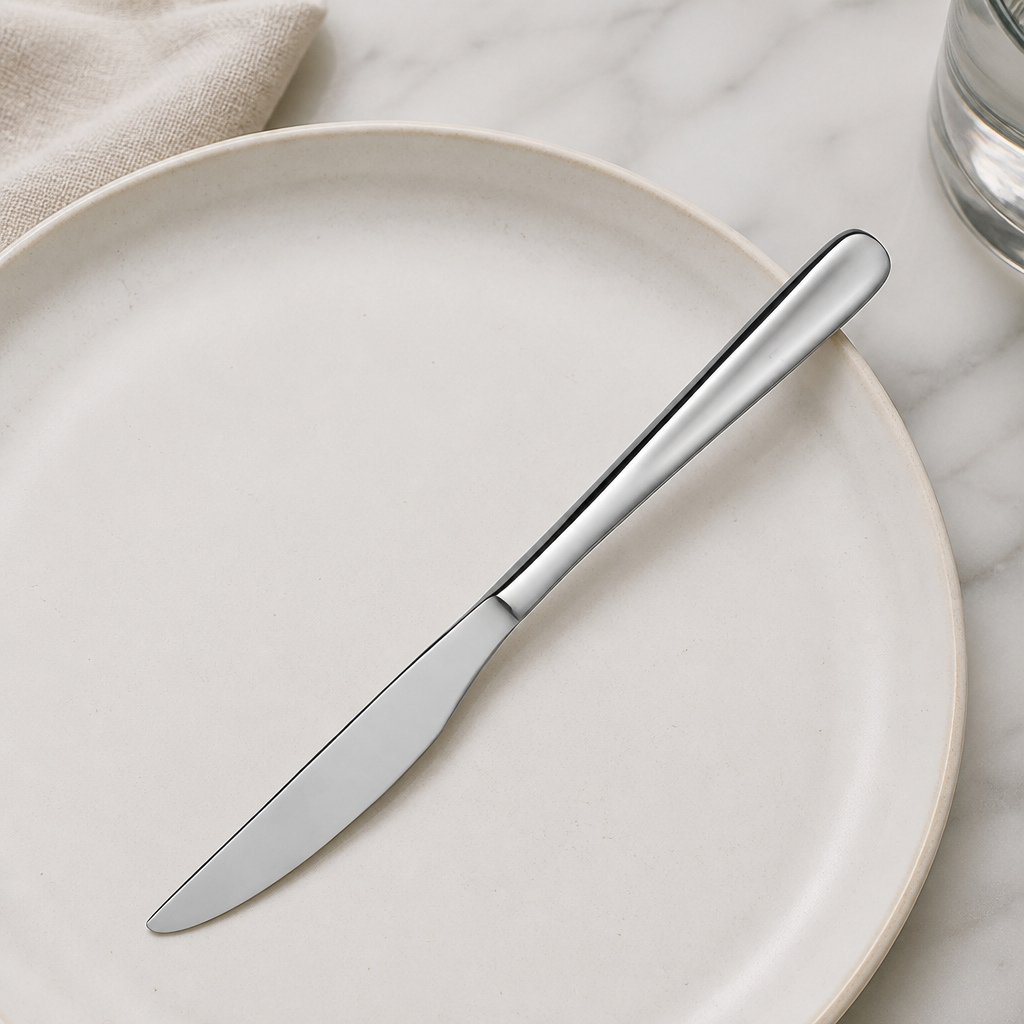 Commercial Stainless Steel Dessert Knives 12 Pack Elegant Design