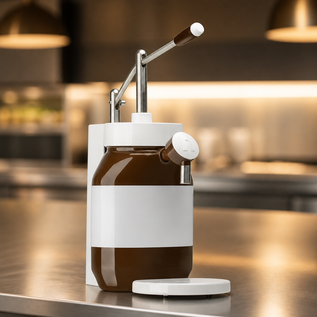 Commercial Chocolate Sauce Dispenser with Manual Pump 475mm