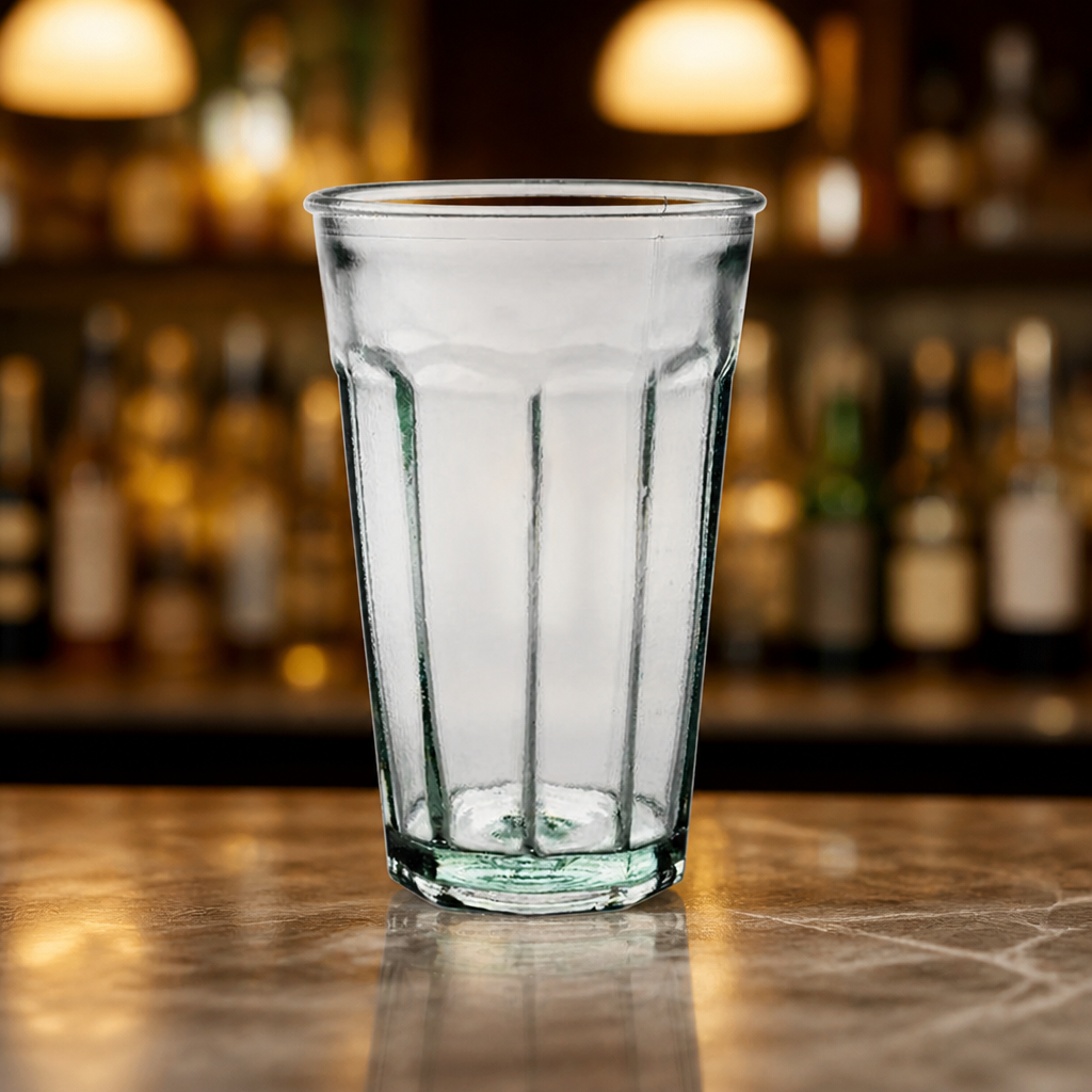 Set of 6 recycled glass tumblers, 275ml each