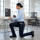 Premium Tailored Cargo Trouser for Women with Multiple Pockets, Button Fastening, and Comfortable Fit in Navy Color