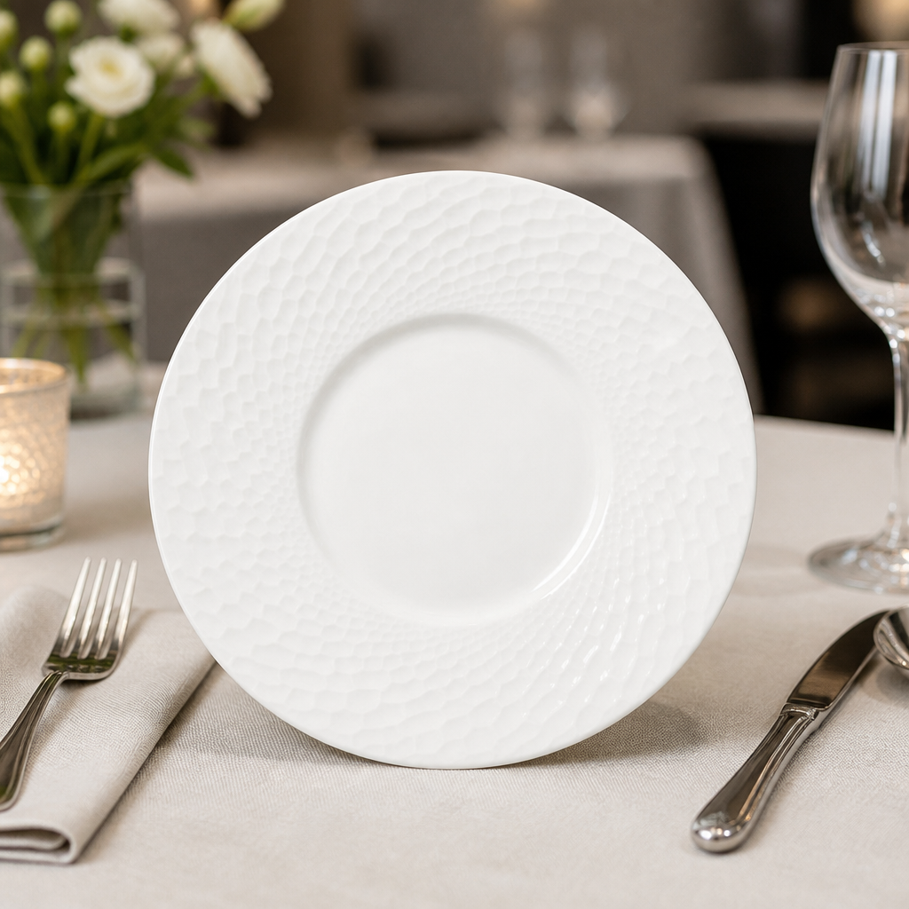 Commercial Medium Well Plates 285mm for hospitality use