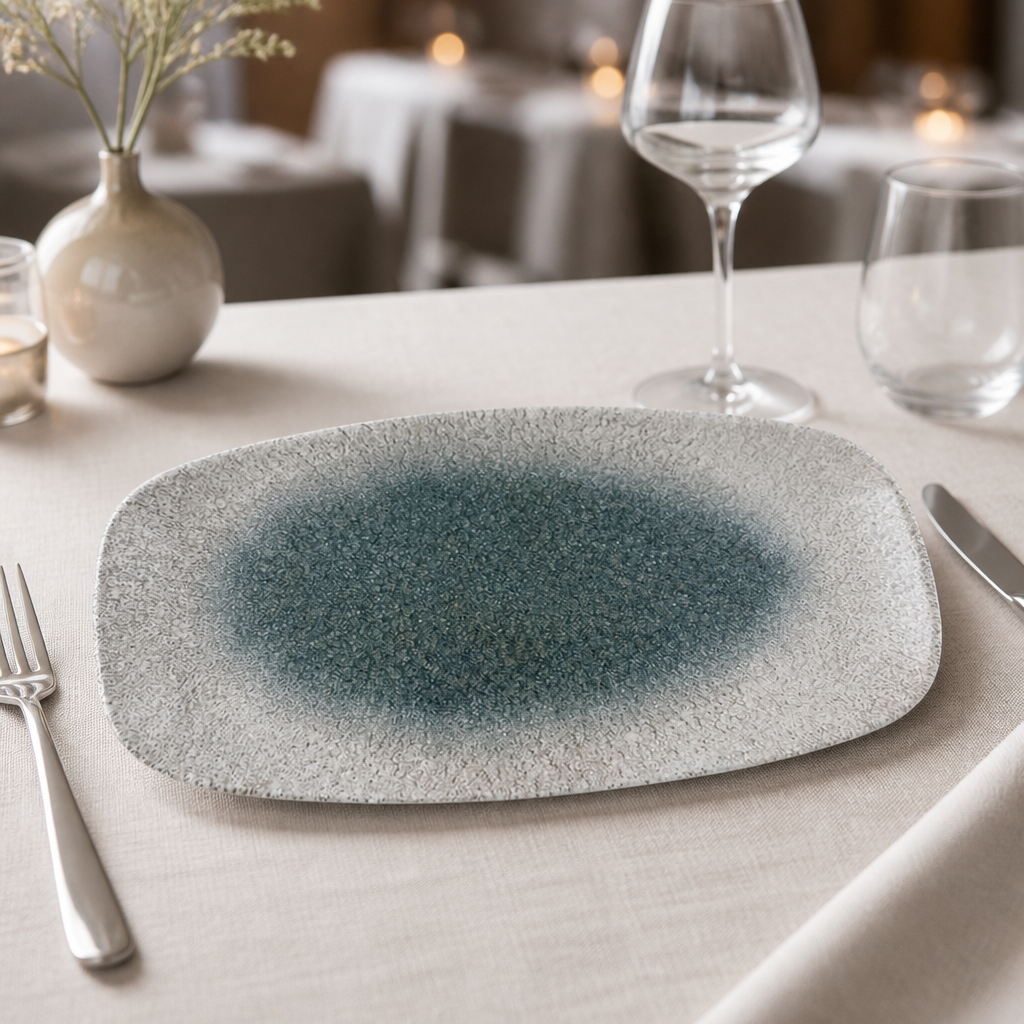Commercial Oblong Plates 287x152mm Super Vitrified Ceramic
