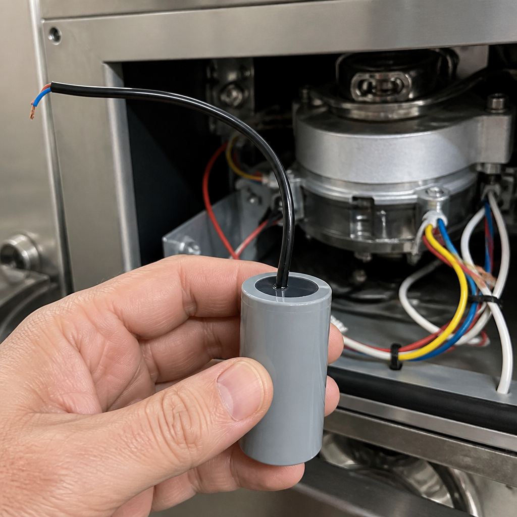 Commercial Veg Prep Machine Starting Capacitor 330mm Height