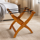 Commercial Wooden Suitcase Stand 500mm for Hotel Rooms