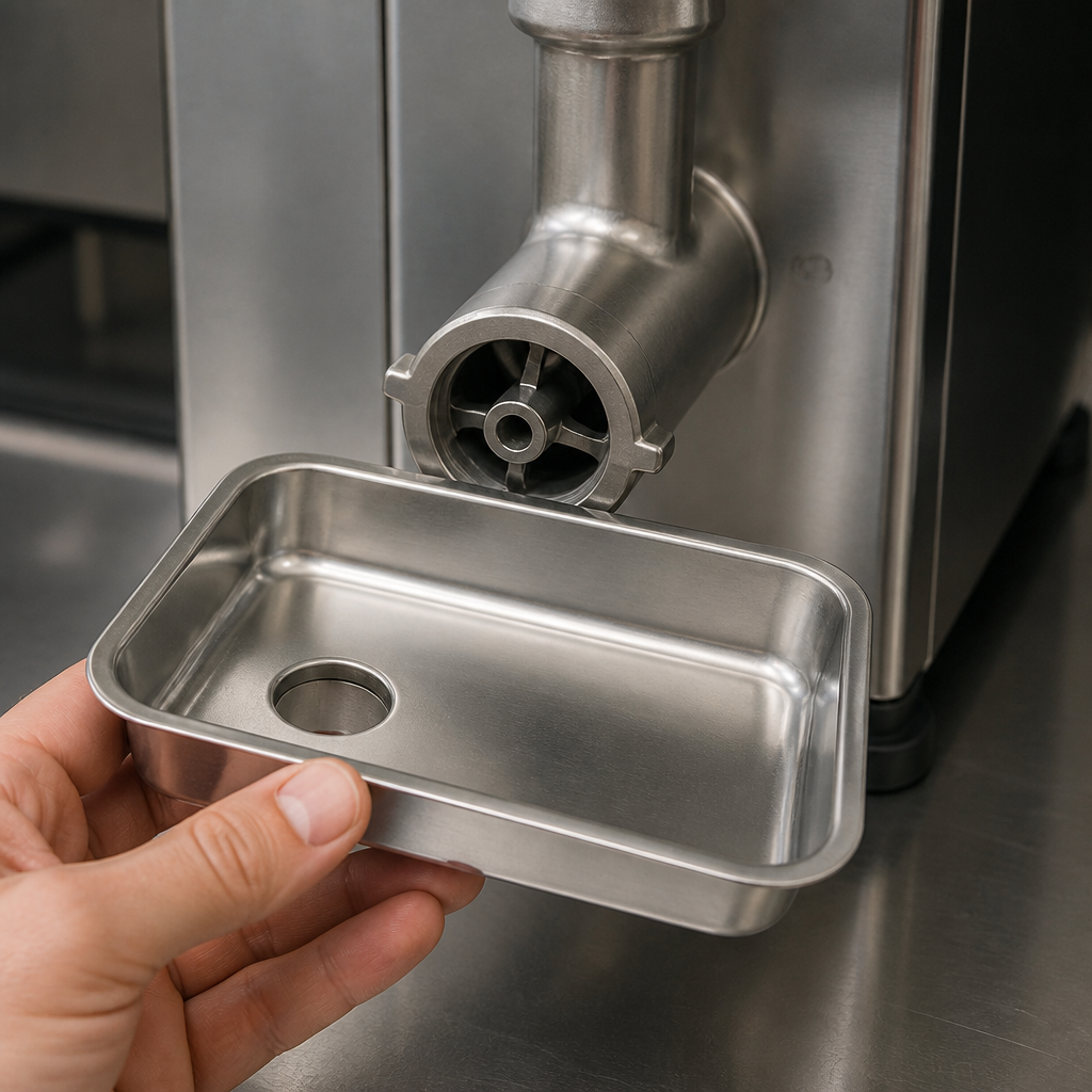 Commercial Stainless Steel Feeder Pan 110mm High 320mm Wide