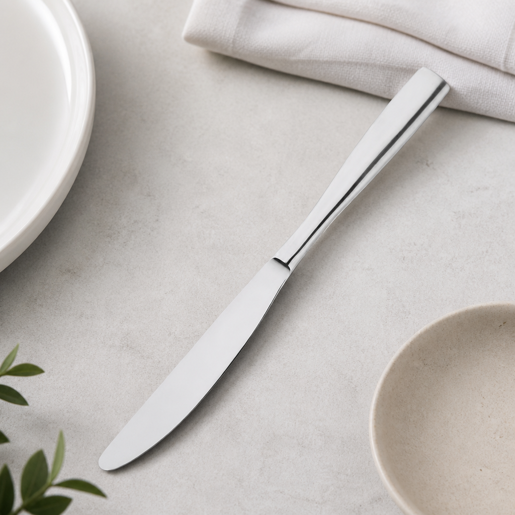 Commercial 18/10 Stainless Steel Dessert Knife 225mm 12 Pack