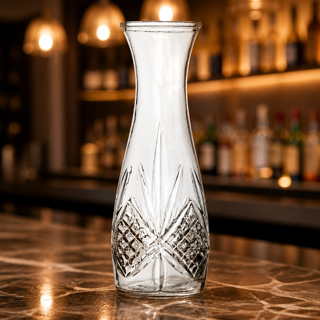 1Ltr Commercial Carafes and Decanters - 24 Pack Set