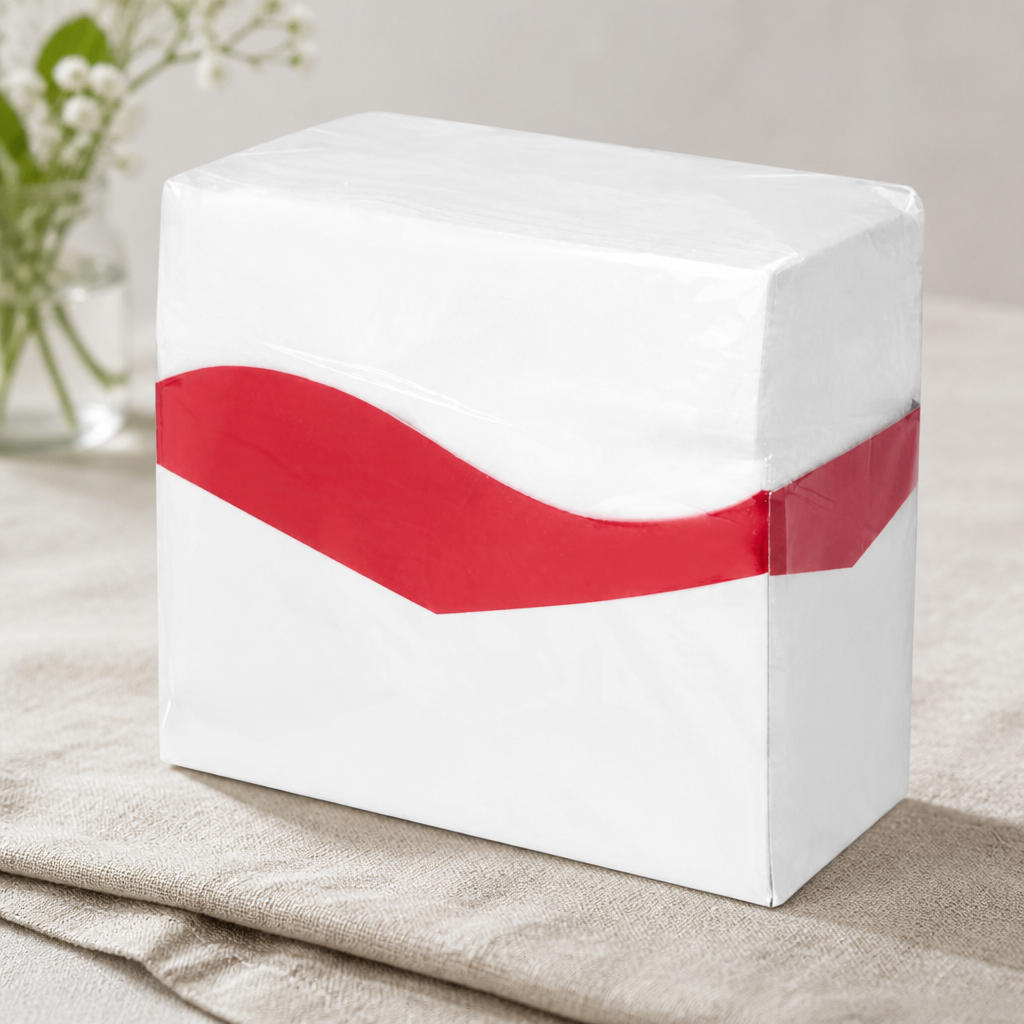 Commercial 2-Ply Lunch Napkins 50 Pack 4-Fold Design