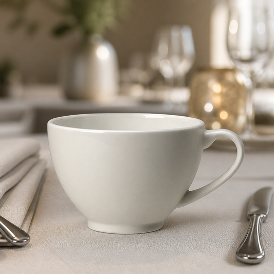 Commercial Fine Cups 220ml for Catering - 36 Pack