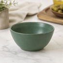 Commercial 14oz Ramen Bowls Green Super Vitrified Porcelain