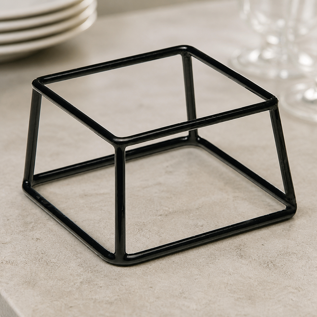 Medium Metal Stand for Round and Square Trays