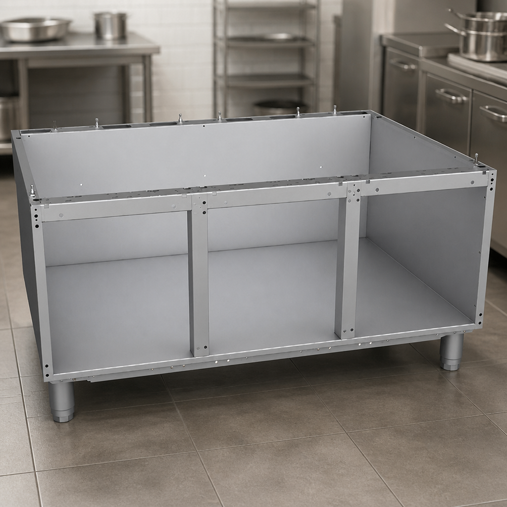 1200mm Commercial Open Stand for Countertop Appliances