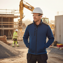 Premium Heavy Duty Fleece Jacket with Reinforced Panels and Interchangeable Zip Pullers for Comfort and Durability