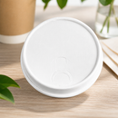Compostable Hot Cup Lids For 79-Series Coffee Cups - 1000 Pack