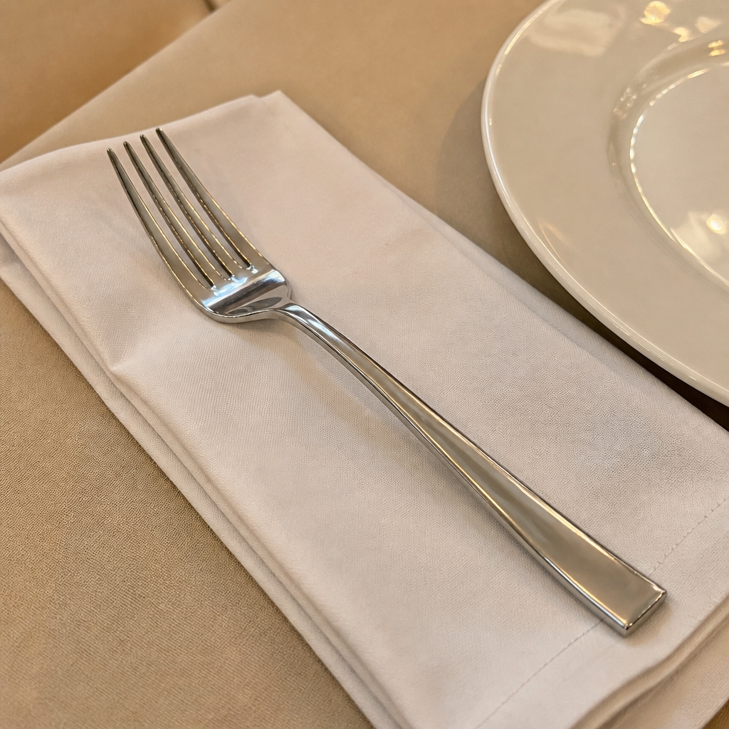 Set of 12 stainless steel commercial table forks