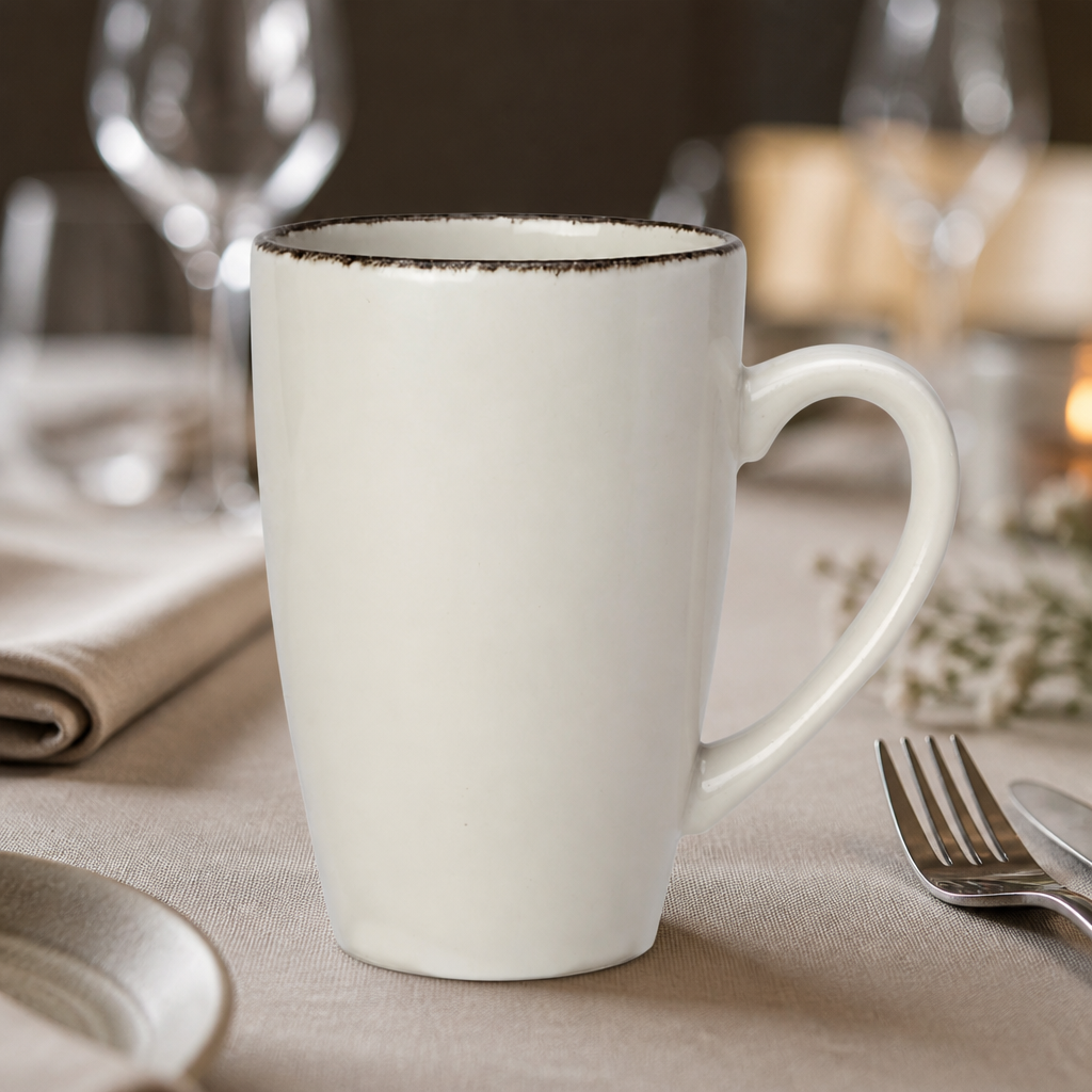 10oz Commercial Charcoal Dapple Quench Mugs - 24 Pack