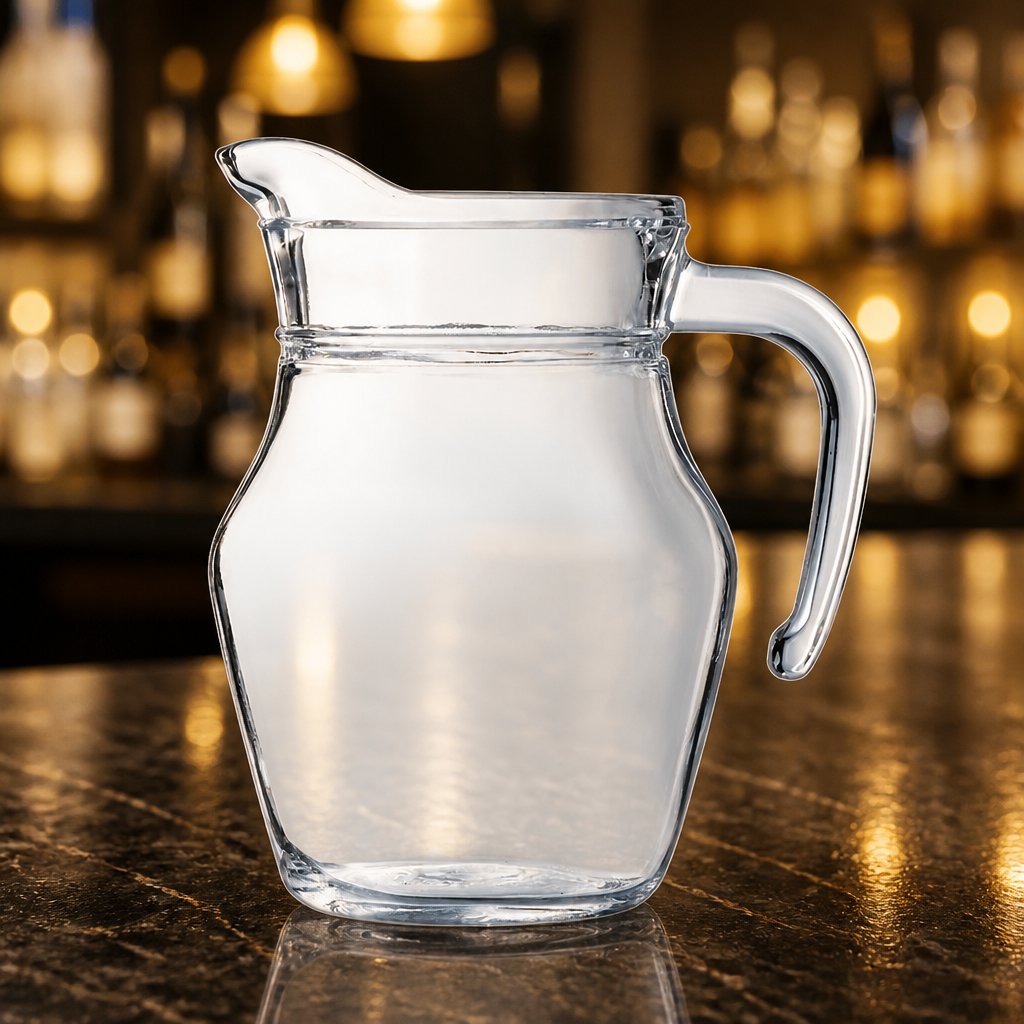 500ml Commercial Glass Jug for Beverages - 12 Pack