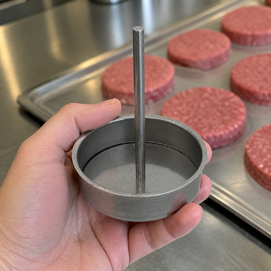 100mm Commercial Burger Mould for Adjustable Press