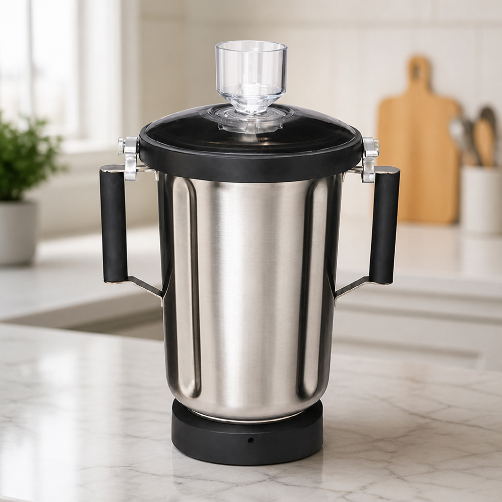 4Ltr Stainless Steel Container for Commercial Food Processors