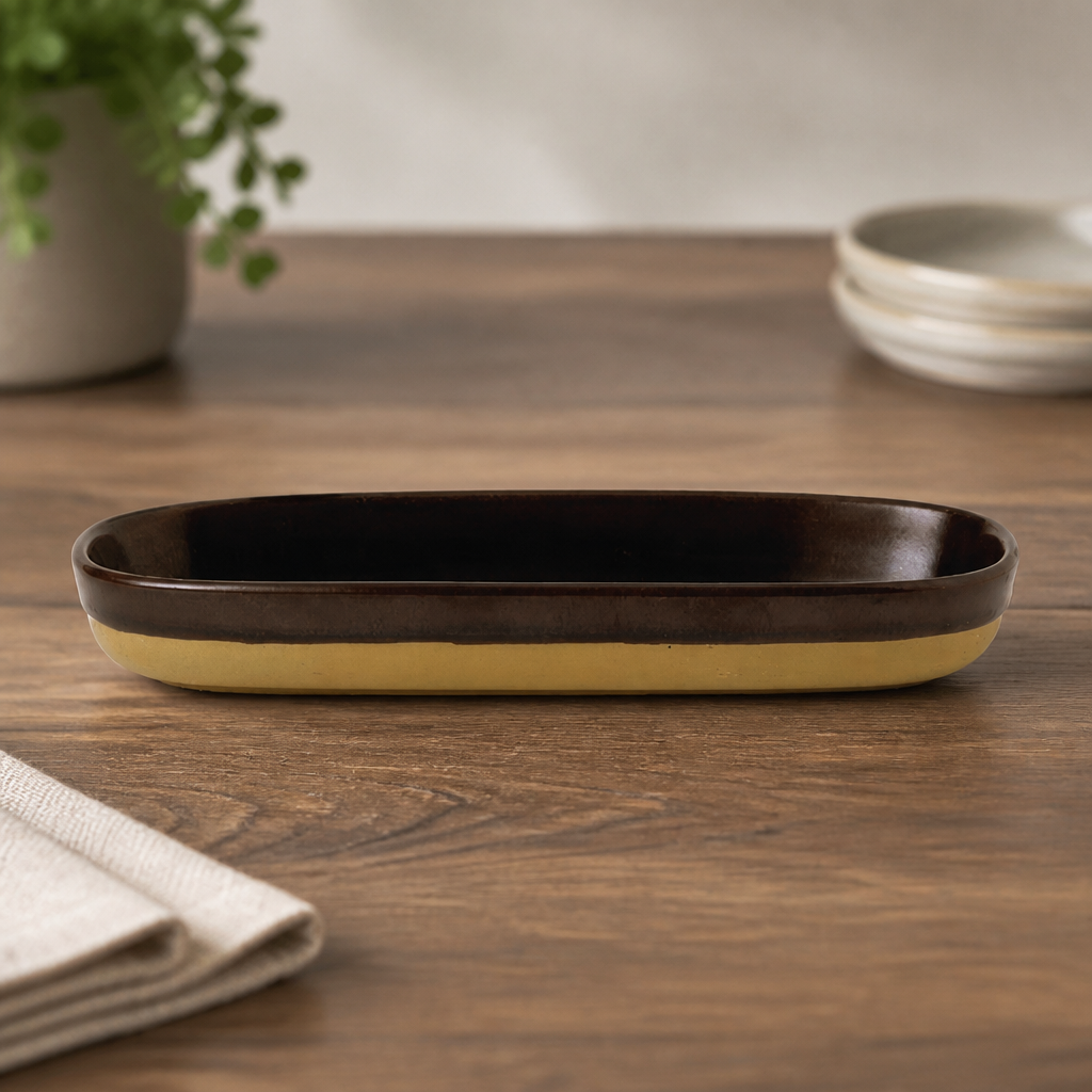 Super Vitrified Ceramic Trays 230x95mm 6 Pack