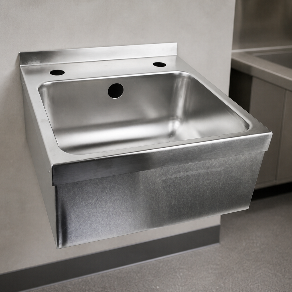 300mm Stainless Steel Commercial Hand Wash Basin 6.678 Ltr