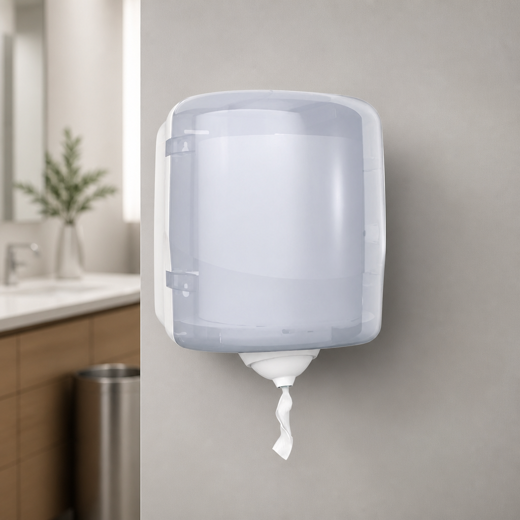 Commercial Centrefeed Paper Dispenser for Busy Workspaces