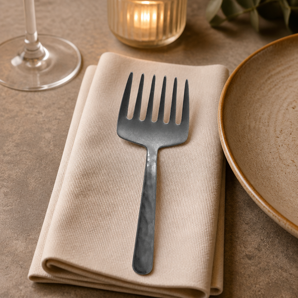 Commercial Stainless Steel Wide Forks 12 Pack Table Cutlery