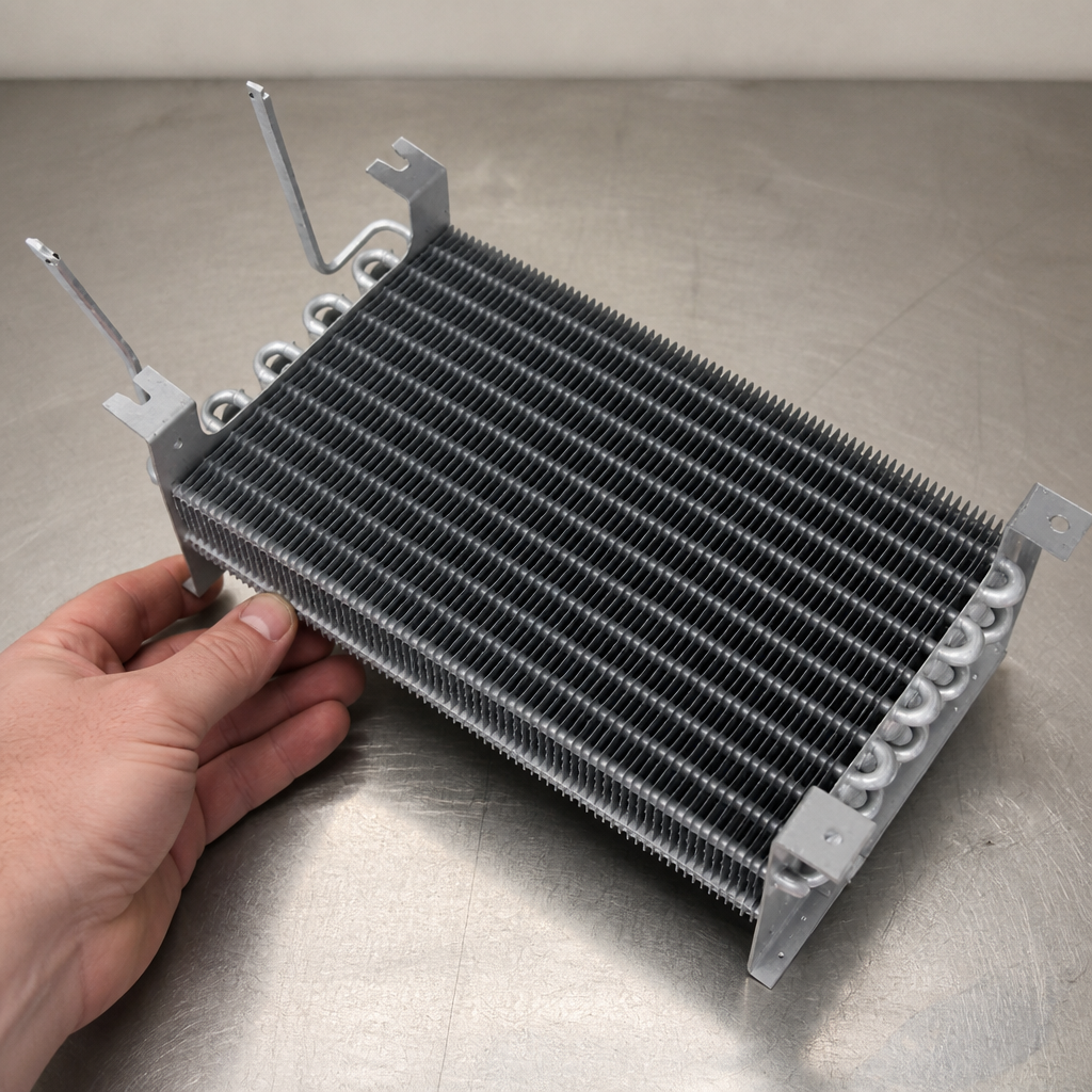 Commercial Blast Chiller Evaporator Copper Aluminium 285mm High