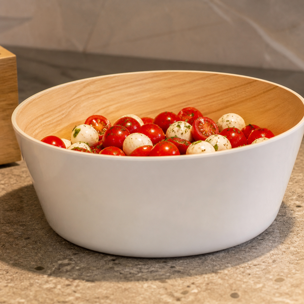 Commercial Melamine Bowl 200mm 1.2Ltr Dishwasher Safe