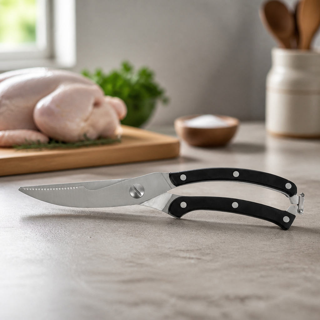 Commercial Poultry Secateurs Kitchen Scissors 250mm Stainless Steel