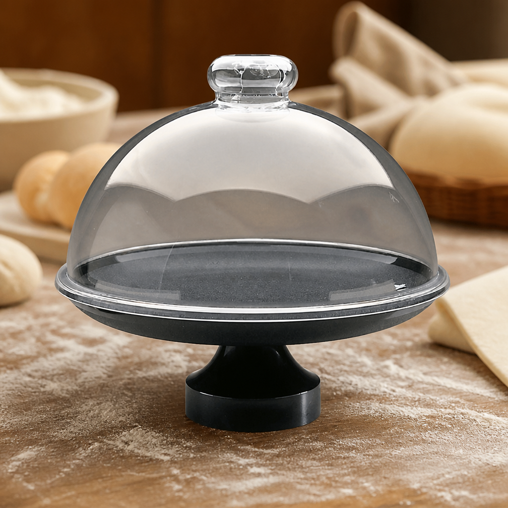 Commercial Frosted Black Dome Food Cover 330mm Diameter