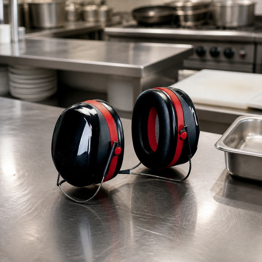 Commercial Ear Defenders with Neckband Design SNR 34 dB
