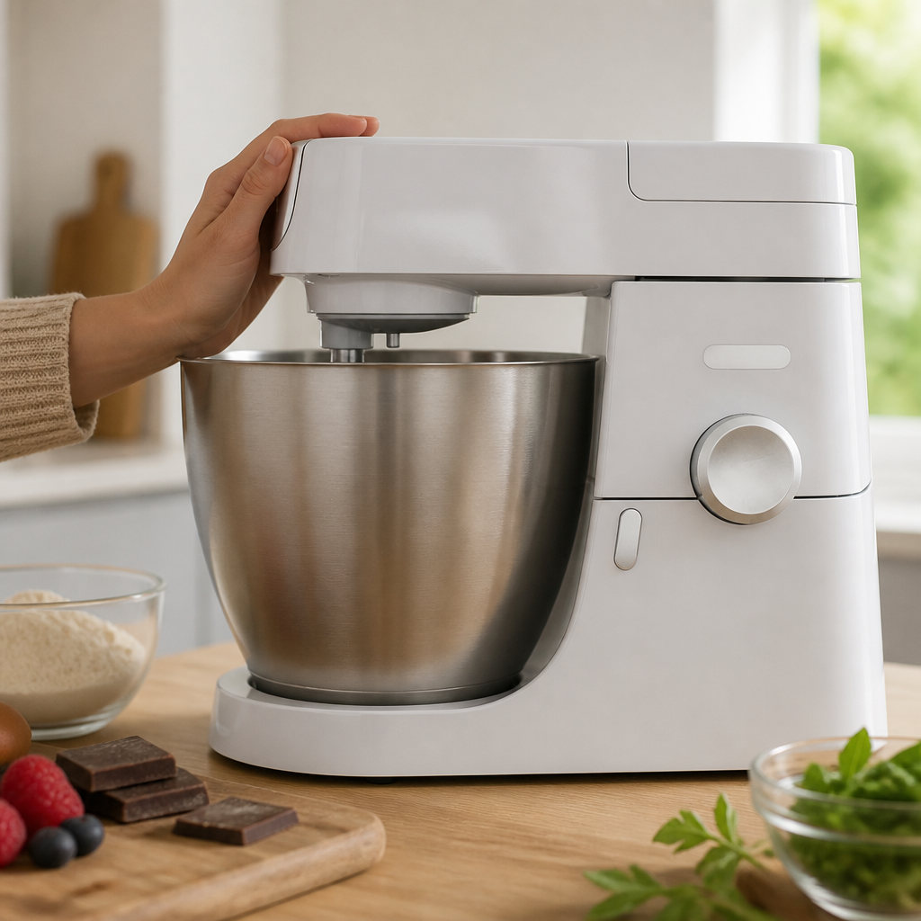 Commercial Countertop Mixer with 6.4L capacity and variable speed