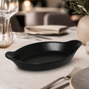Commercial Stoneware Tapas Dishes 215ml Black 6 Pack