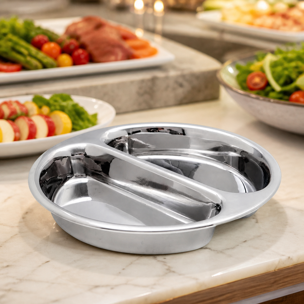 Commercial Chafing Dish Food Pan 305mm Stainless Steel